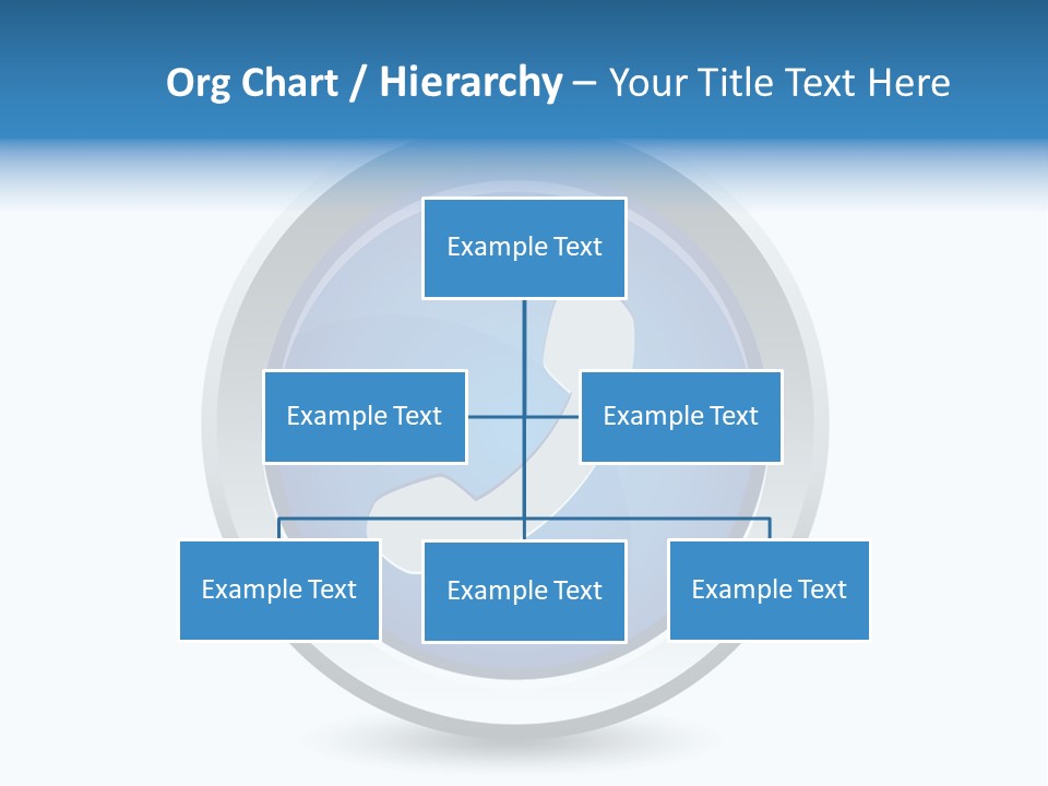 A Blue Button With A Phone On It PowerPoint Template