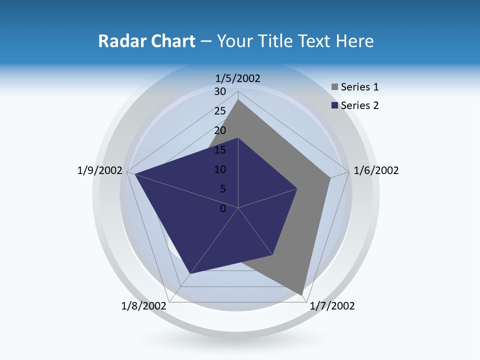 A Blue Button With A Phone On It PowerPoint Template