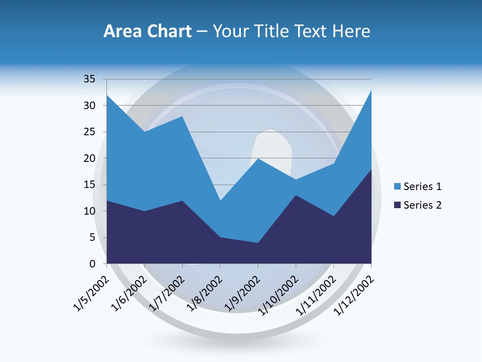 A Blue Button With A Phone On It PowerPoint Template