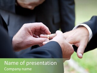 Event Joy Touching PowerPoint Template