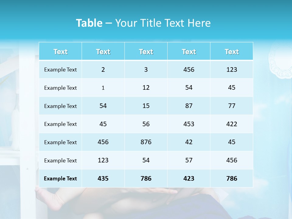 A Woman Holding A Baby In Her Arms PowerPoint Template