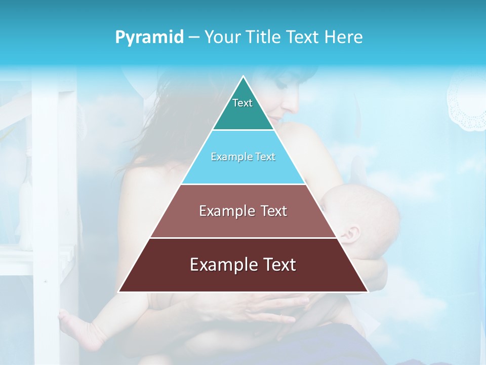 A Woman Holding A Baby In Her Arms PowerPoint Template