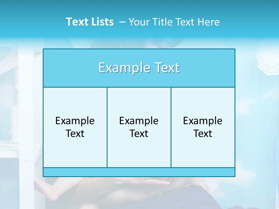 A Woman Holding A Baby In Her Arms PowerPoint Template
