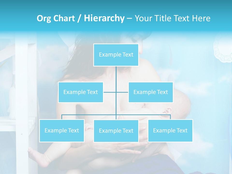 A Woman Holding A Baby In Her Arms PowerPoint Template