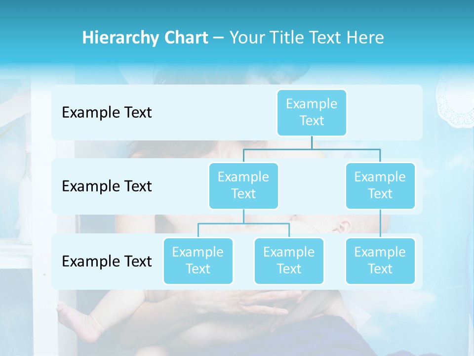 A Woman Holding A Baby In Her Arms PowerPoint Template