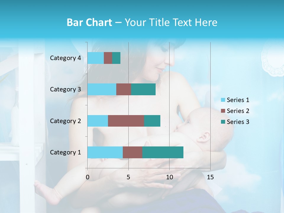 A Woman Holding A Baby In Her Arms PowerPoint Template