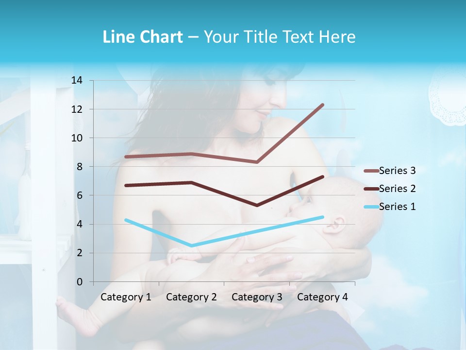 A Woman Holding A Baby In Her Arms PowerPoint Template