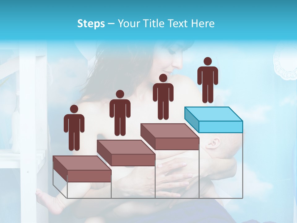 A Woman Holding A Baby In Her Arms PowerPoint Template