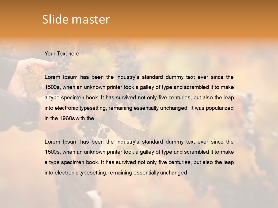 France Food October PowerPoint Template