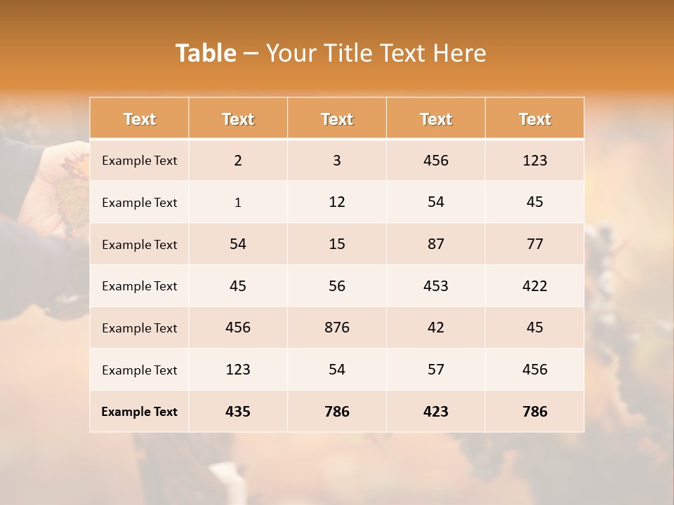 France Food October PowerPoint Template