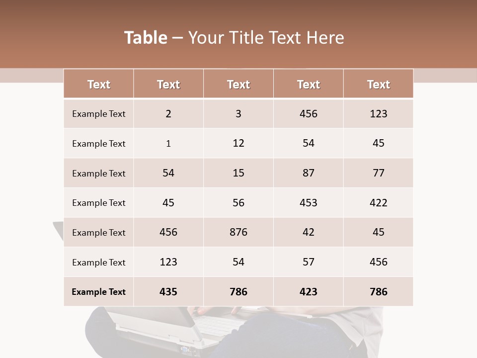 Background Beautiful Human PowerPoint Template