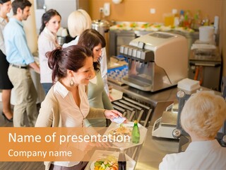 Salad Credit Fresh PowerPoint Template