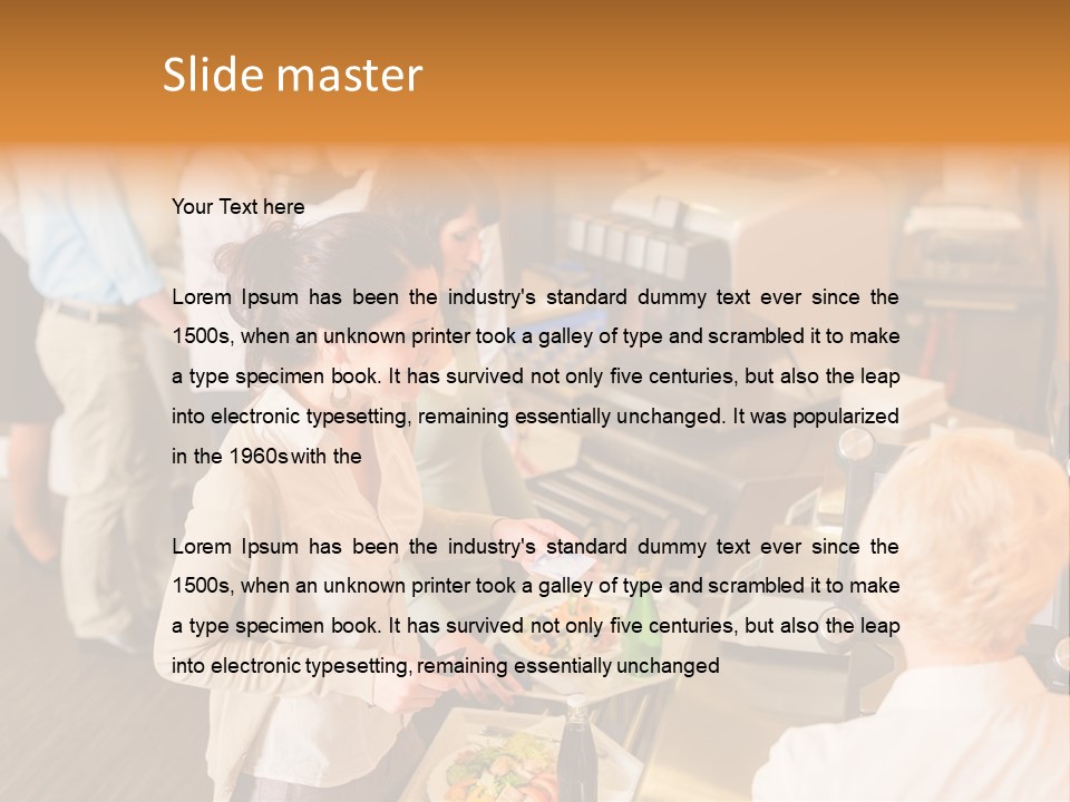 Salad Credit Fresh PowerPoint Template