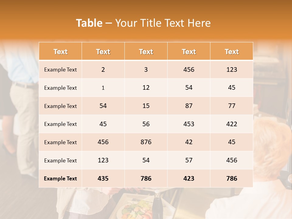 Salad Credit Fresh PowerPoint Template