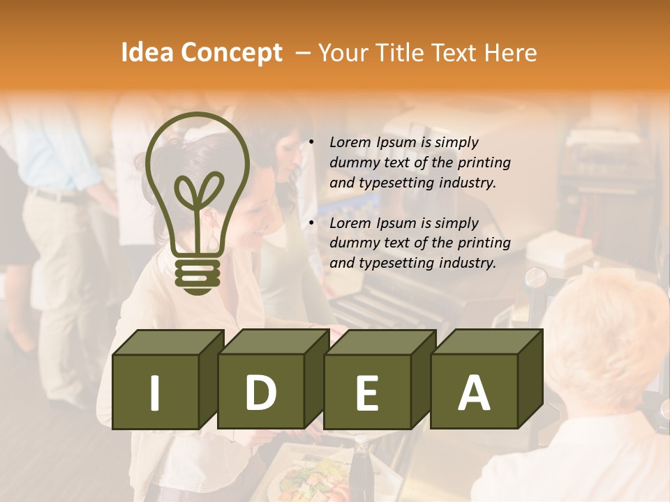 Salad Credit Fresh PowerPoint Template