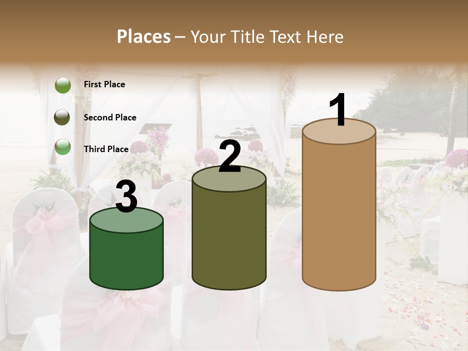 Pink White Ceremony PowerPoint Template