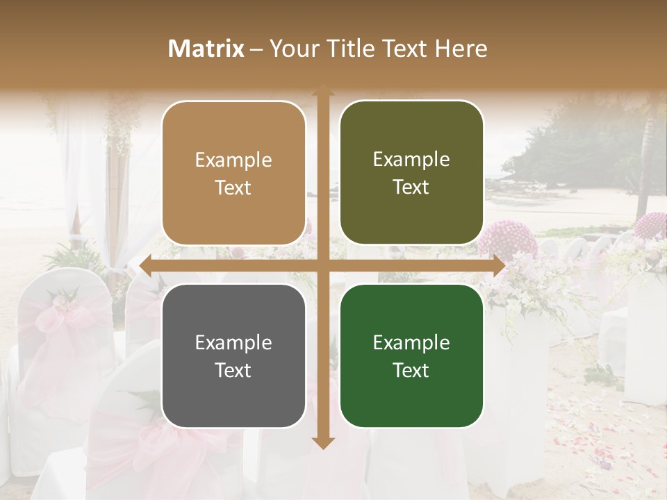 Pink White Ceremony PowerPoint Template