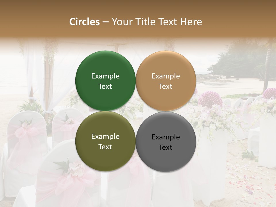 Pink White Ceremony PowerPoint Template