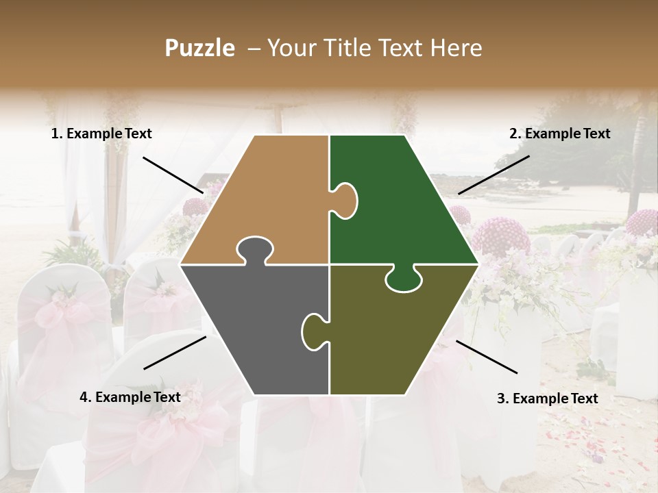 Pink White Ceremony PowerPoint Template