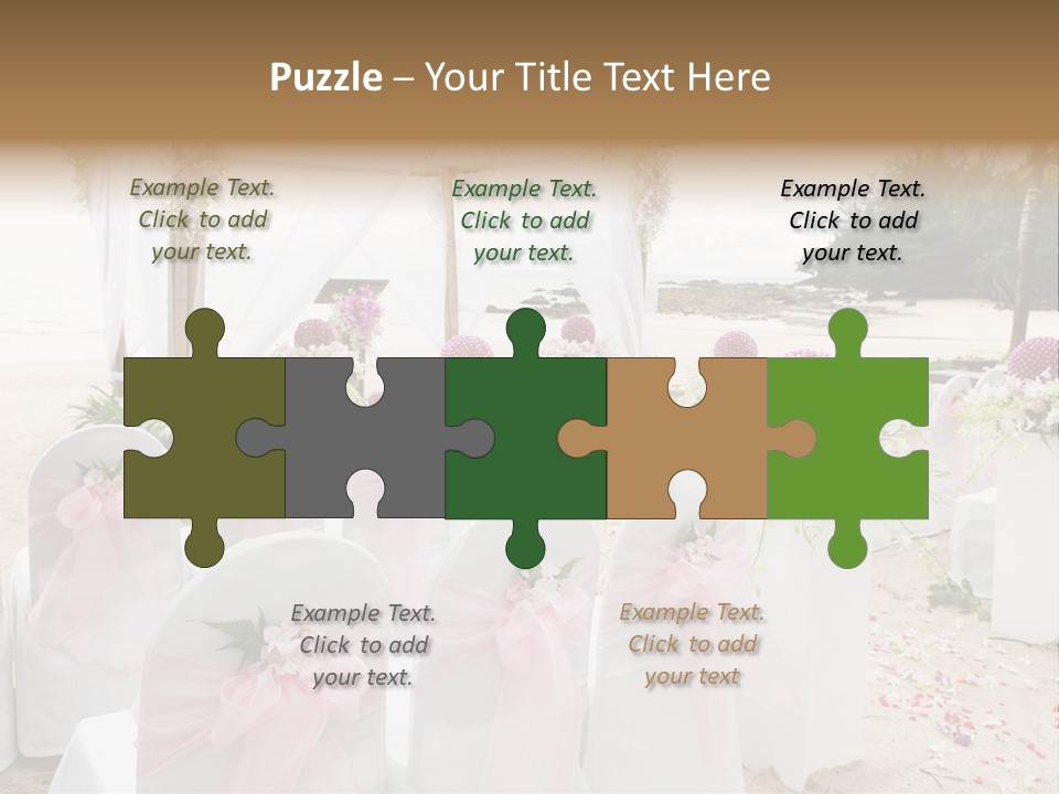 Pink White Ceremony PowerPoint Template