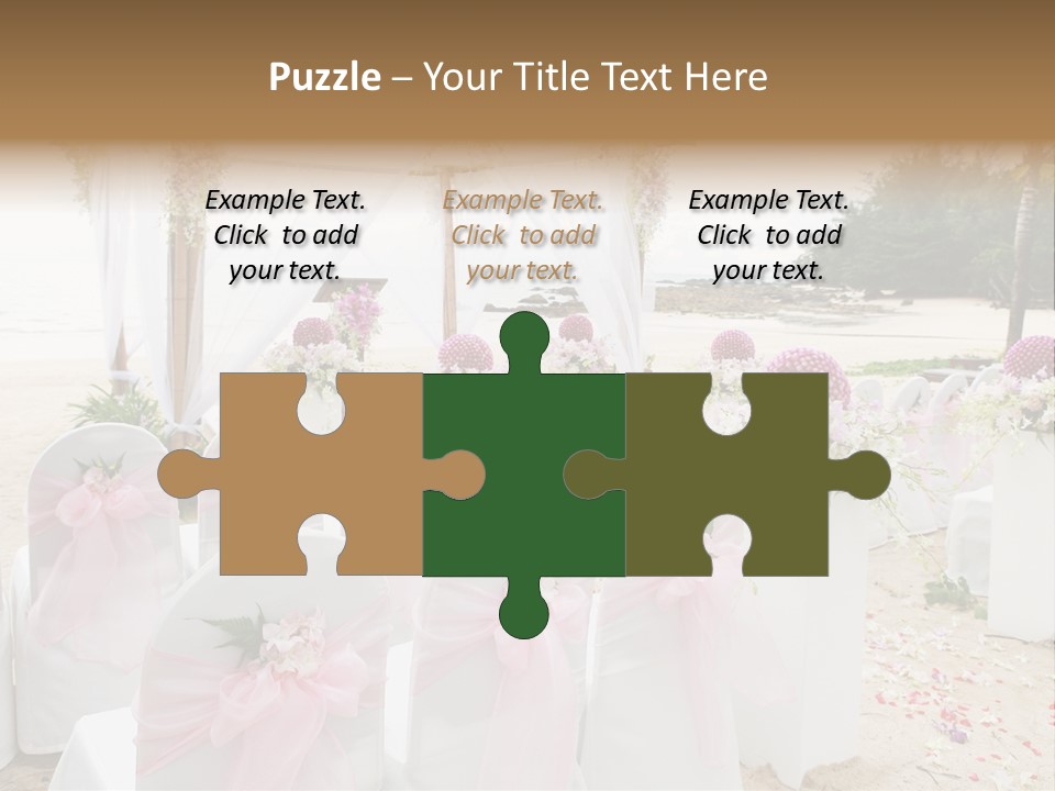 Pink White Ceremony PowerPoint Template