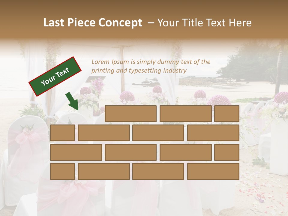 Pink White Ceremony PowerPoint Template