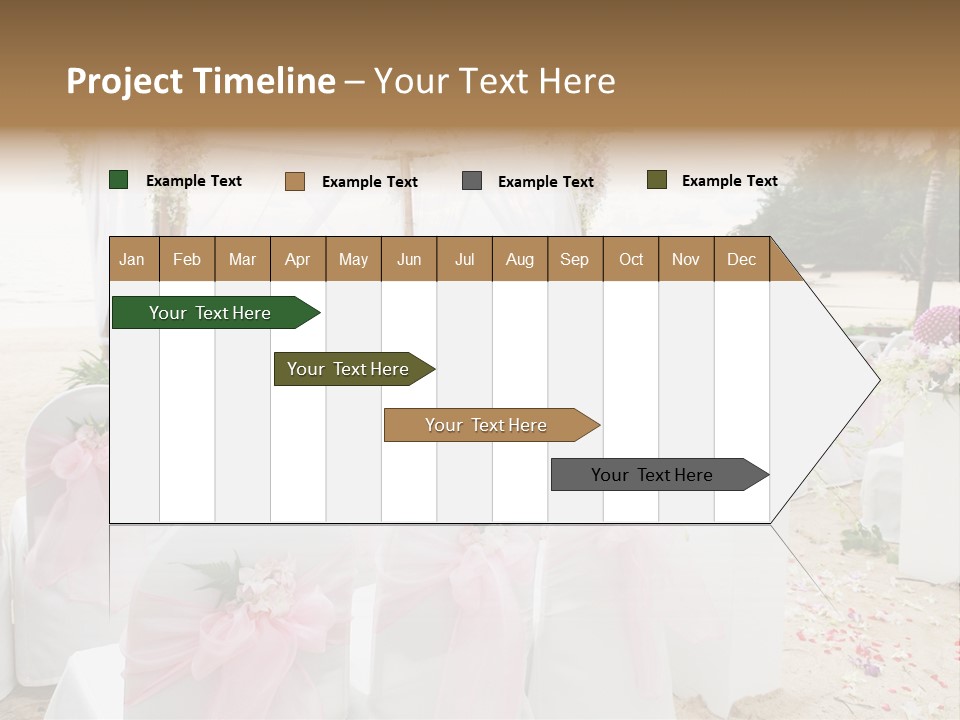 Pink White Ceremony PowerPoint Template
