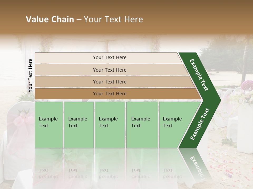 Pink White Ceremony PowerPoint Template