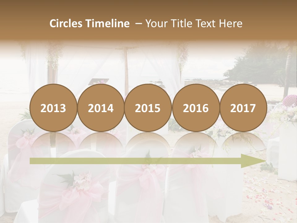 Pink White Ceremony PowerPoint Template