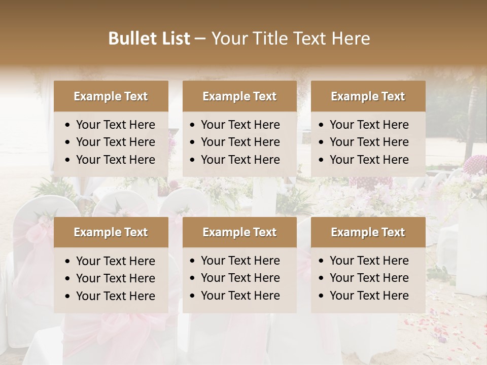 Pink White Ceremony PowerPoint Template