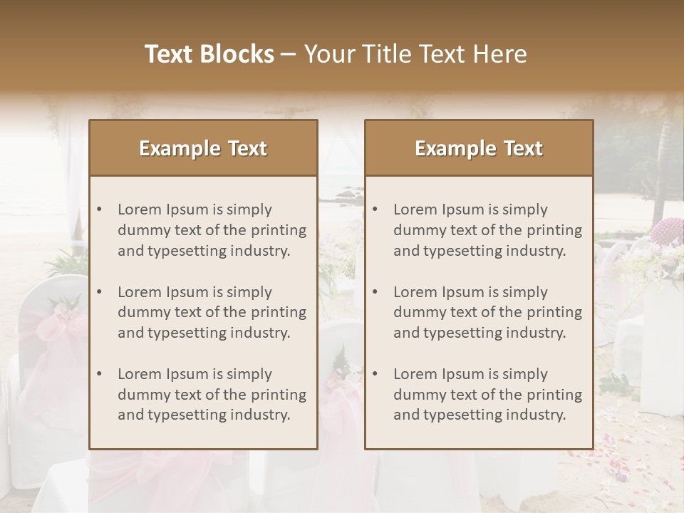 Pink White Ceremony PowerPoint Template