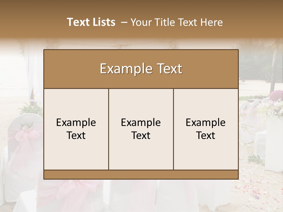 Pink White Ceremony PowerPoint Template