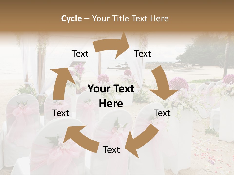 Pink White Ceremony PowerPoint Template