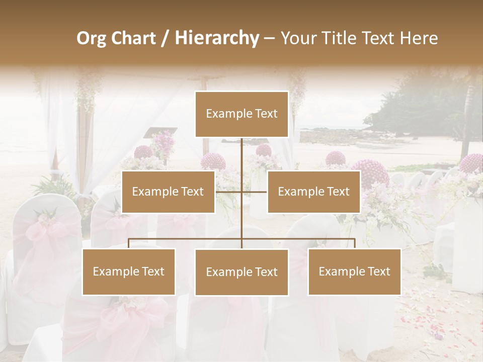 Pink White Ceremony PowerPoint Template