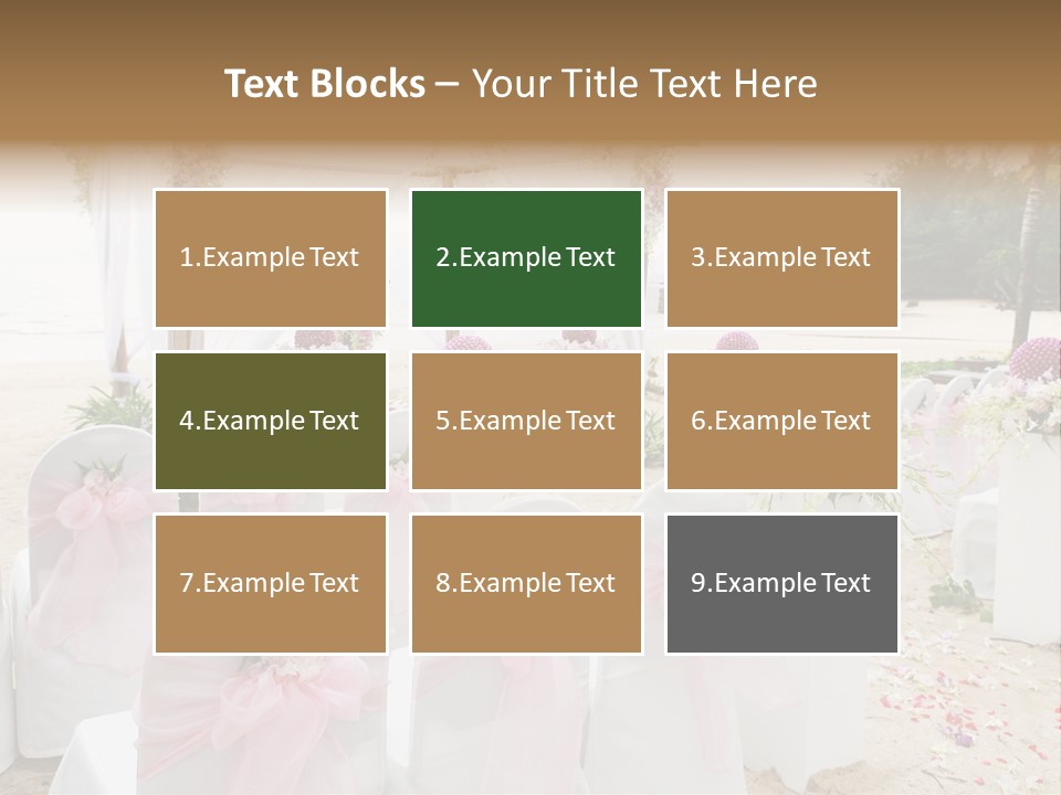 Pink White Ceremony PowerPoint Template