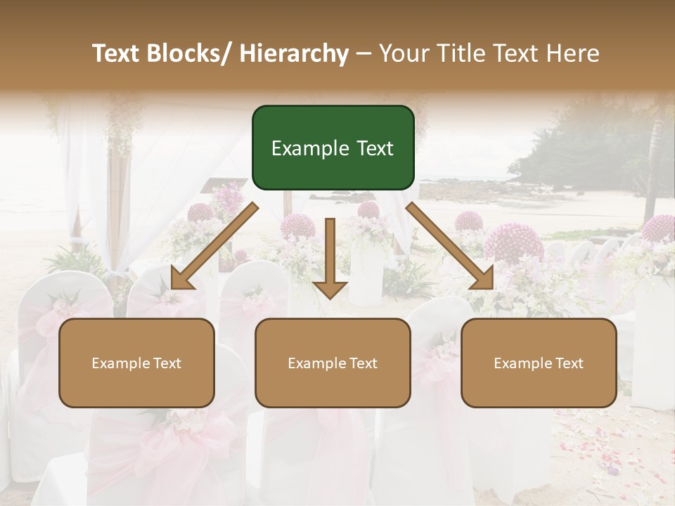 Pink White Ceremony PowerPoint Template