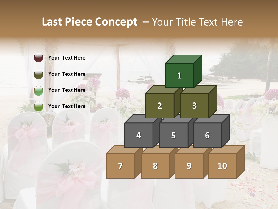 Pink White Ceremony PowerPoint Template