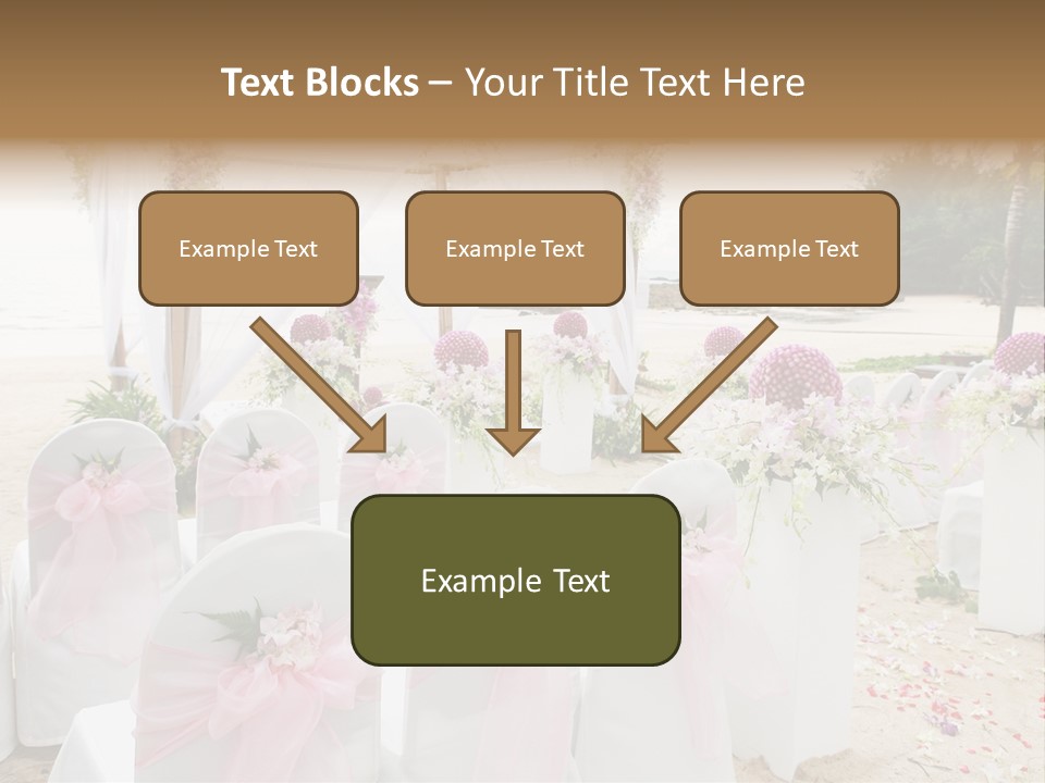 Pink White Ceremony PowerPoint Template