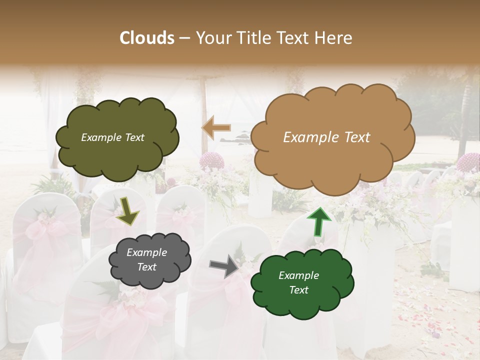 Pink White Ceremony PowerPoint Template