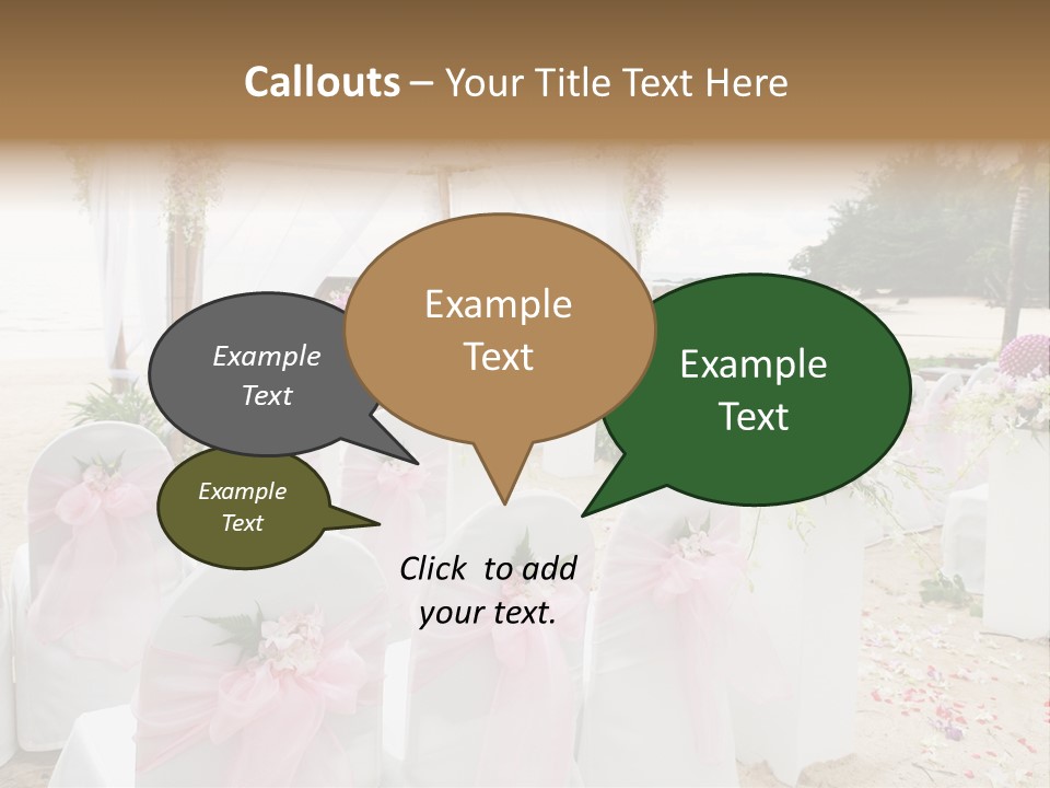 Pink White Ceremony PowerPoint Template