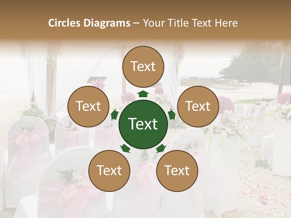 Pink White Ceremony PowerPoint Template