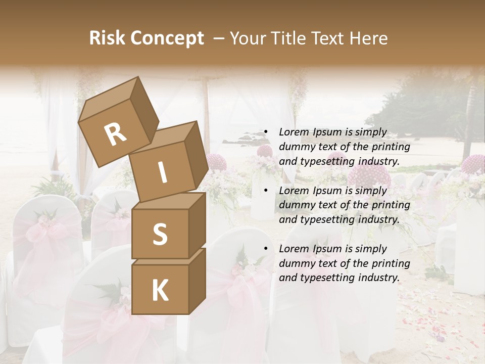 Pink White Ceremony PowerPoint Template