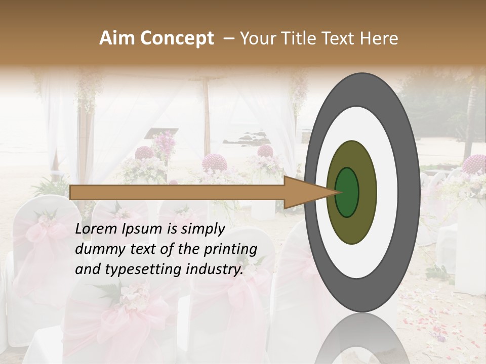 Pink White Ceremony PowerPoint Template