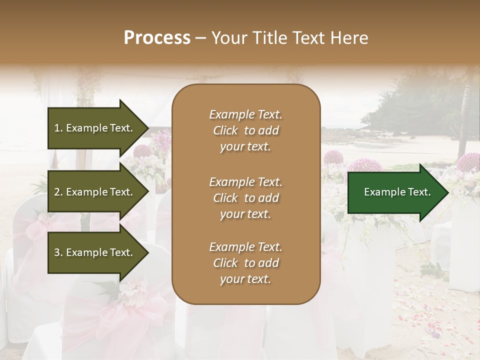 Pink White Ceremony PowerPoint Template