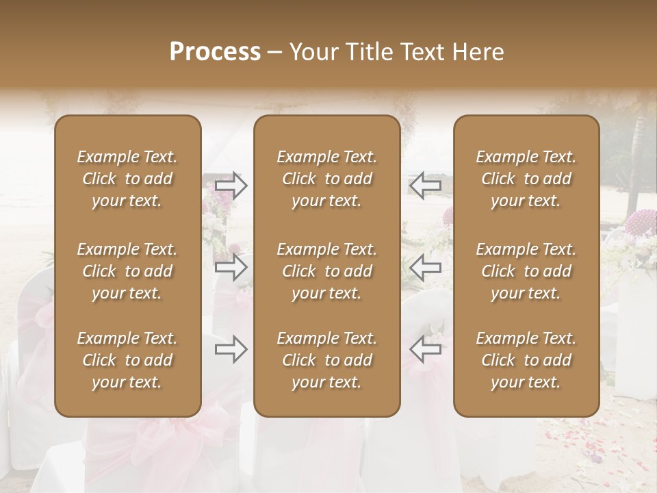 Pink White Ceremony PowerPoint Template