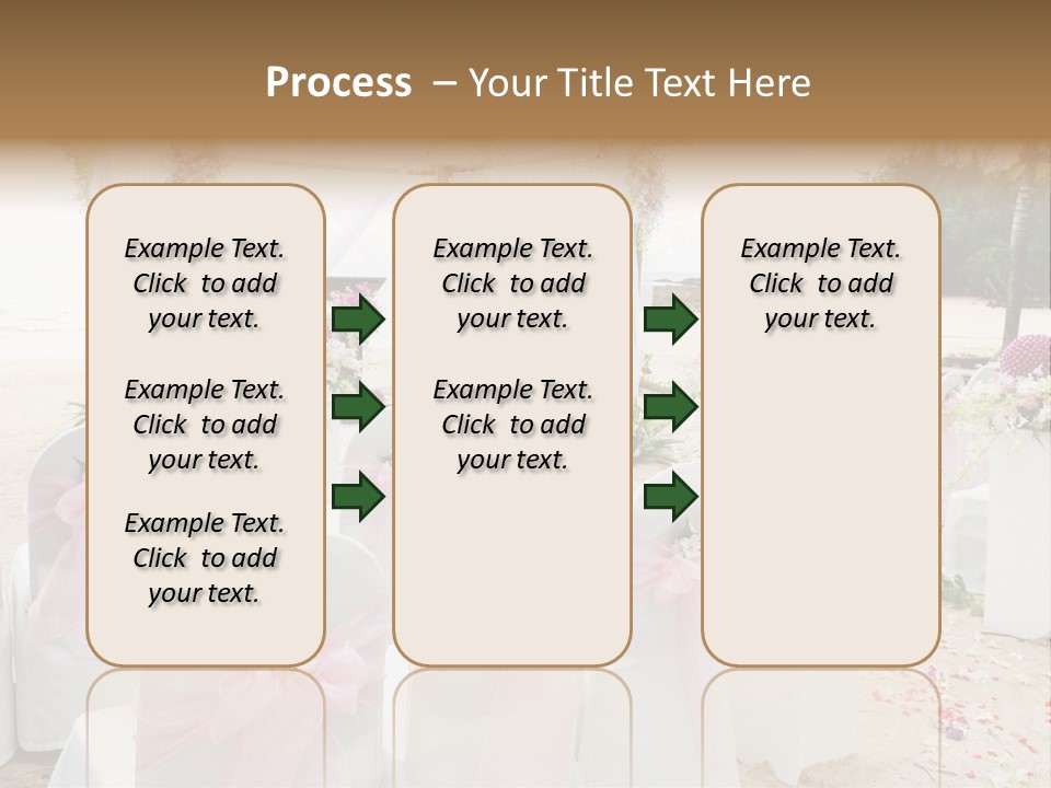 Pink White Ceremony PowerPoint Template