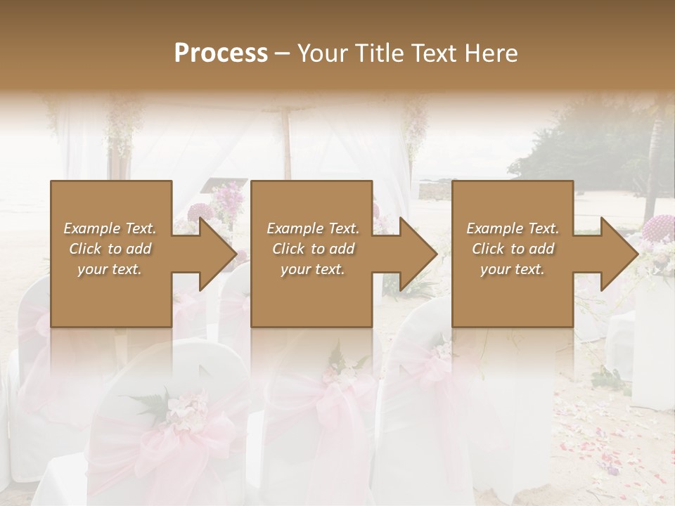 Pink White Ceremony PowerPoint Template