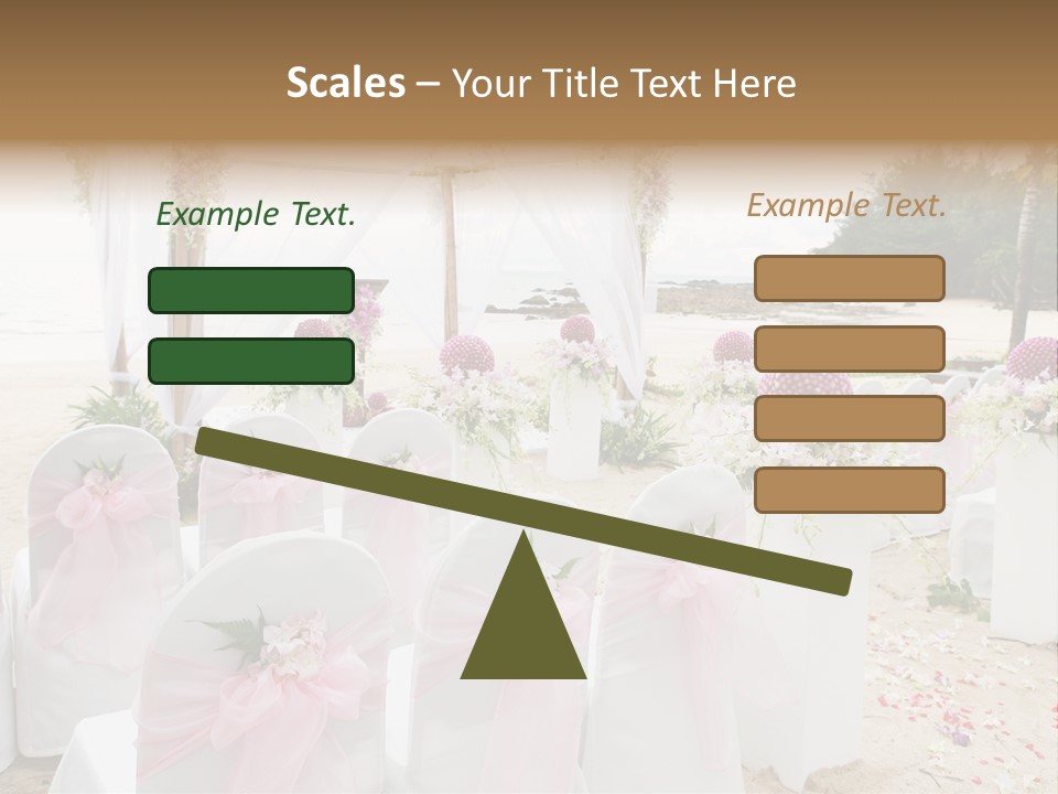 Pink White Ceremony PowerPoint Template