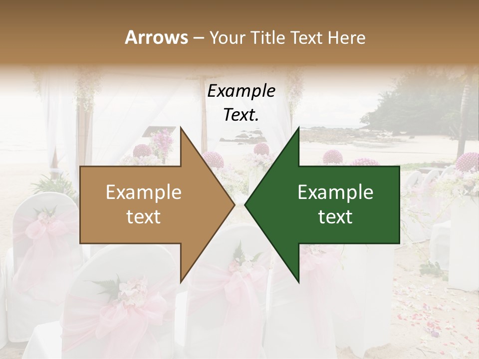 Pink White Ceremony PowerPoint Template