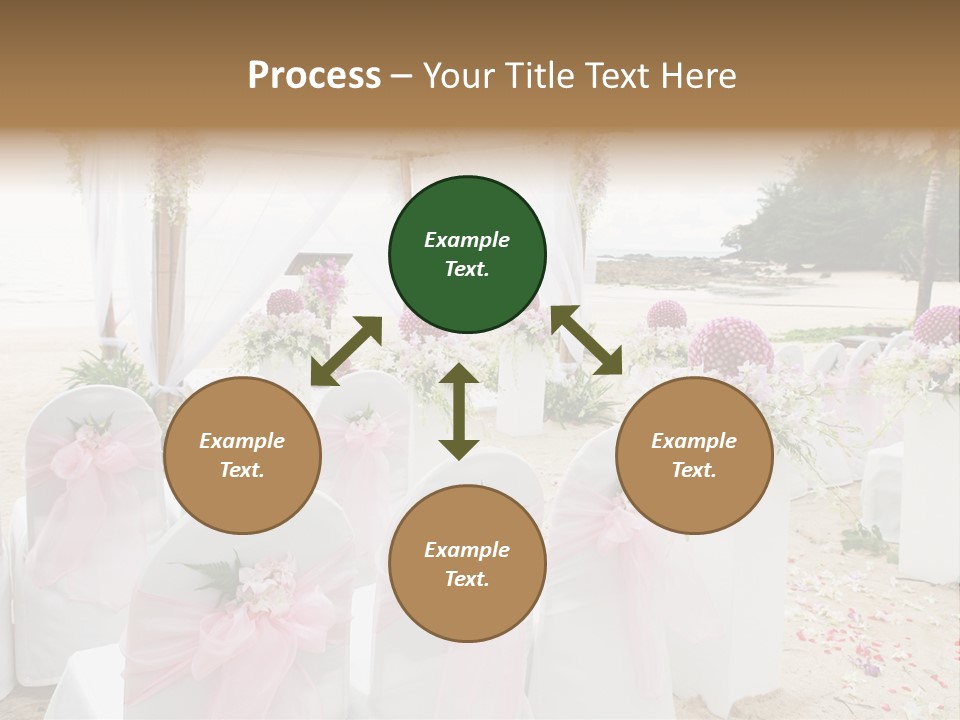 Pink White Ceremony PowerPoint Template